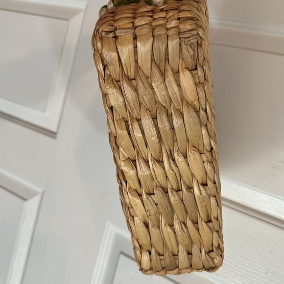 Vintage “Bags by Patricia” - handmade woven colorful 3D floral basket purse - Picture 8 of 8